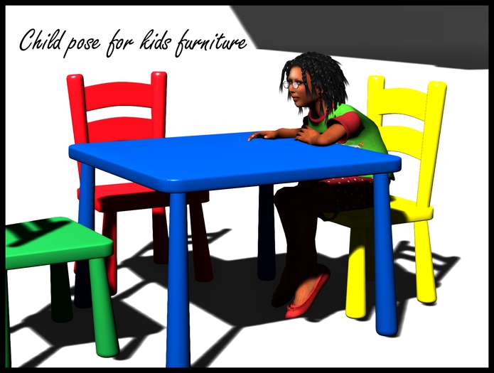 HH-POSE CHILD FOR KIDS FURNITURE 2