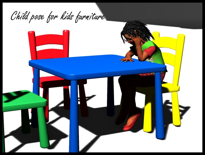 HH- 6 POSE CHILD 1 ANIM FOR KIDS FURNITURE