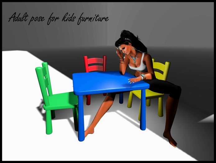 HH-POSE ADULT FOR KIDS FURNITURE 1