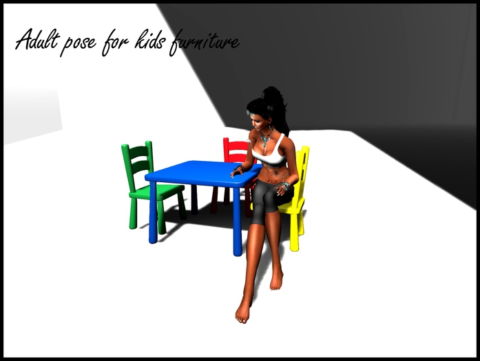 HH-POSE ADULT FOR KIDS FURNITURE 4