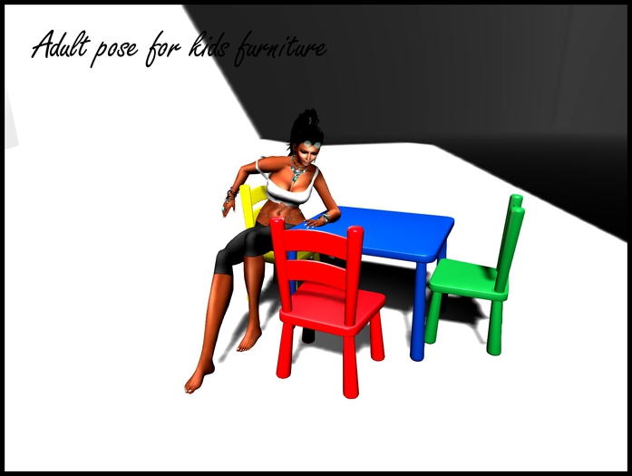 HH-POSE ADULT FOR KIDS FURNITURE 7