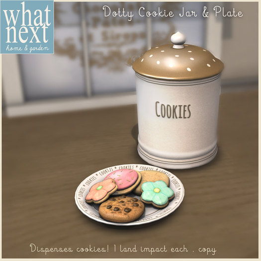 {what next} Cookie Jar & Plate (boxed)