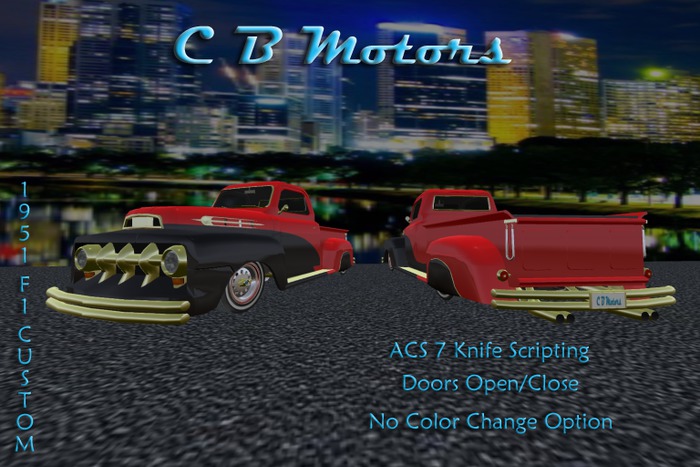 {CBM} 1951 F1 CUSTOM