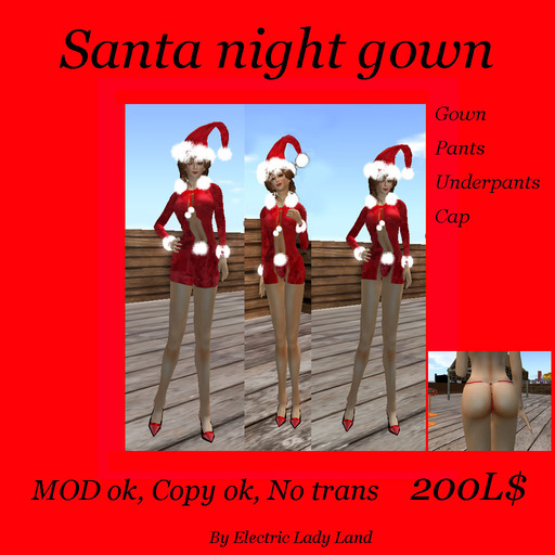 ELL_Santa night gown_pack