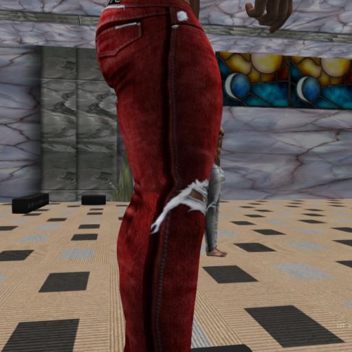 JTC Jeans Distressed RED-[BOX] AESTHETIC