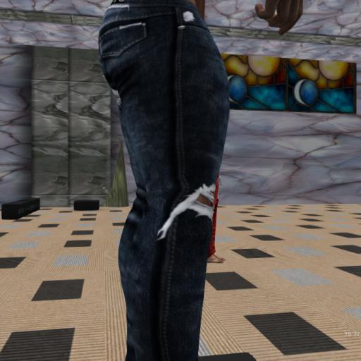JTC Jeans Distressed BLUE -[BOX] AESTHETIC
