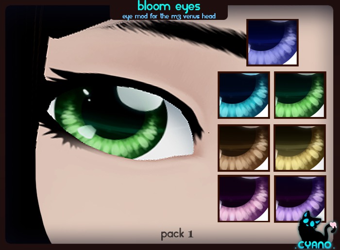 . Cyano . Bloom Eyes - Pack1