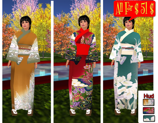 All for $ 51 $ Ladies Kimono 02