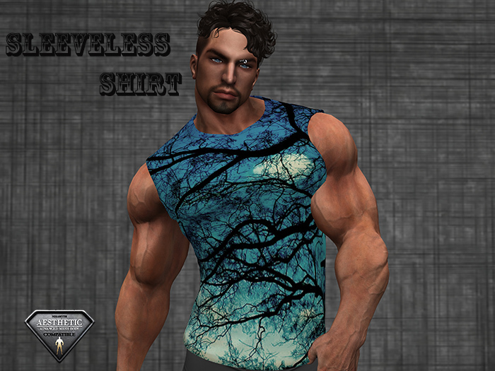 Sleeveless Shirt Night Tree