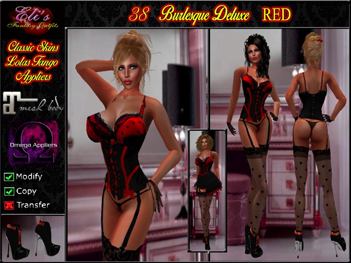 38 Burlesque Deluxe Red