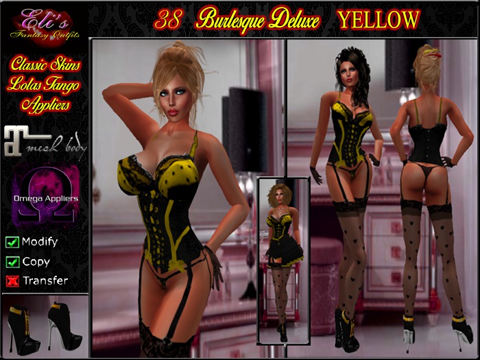 38 Burlesque Deluxe Yellow