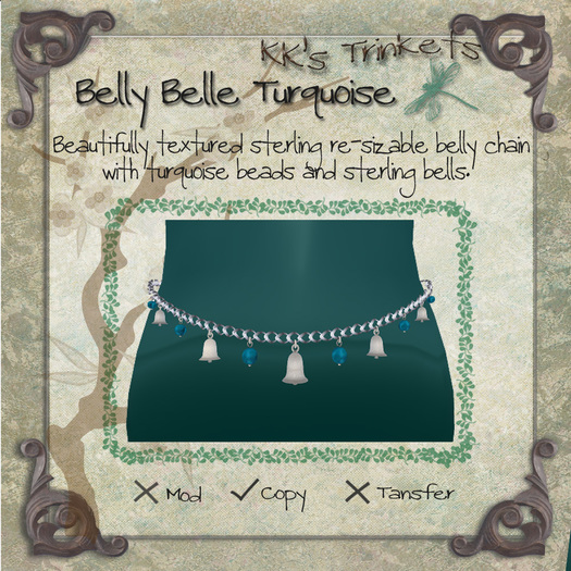 Belly Belle Turquoise