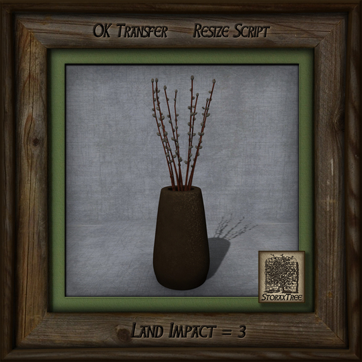 Clay and Willows Vase Bb