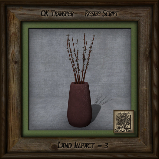 Clay and Willows Vase Bm