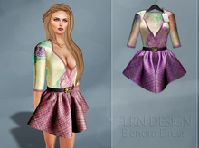 [FLRN] Elenora Dress Orchid Bloom