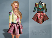 [FLRN] Elenora Dress Red