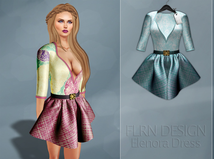 [FLRN] Elenora Dress Blue