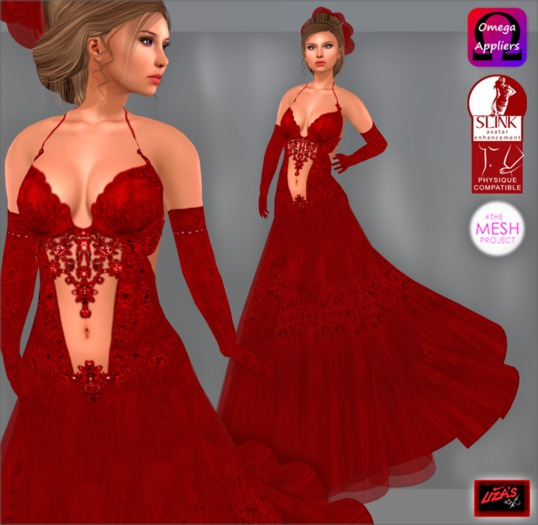 Liza's* Vivian Red Gown