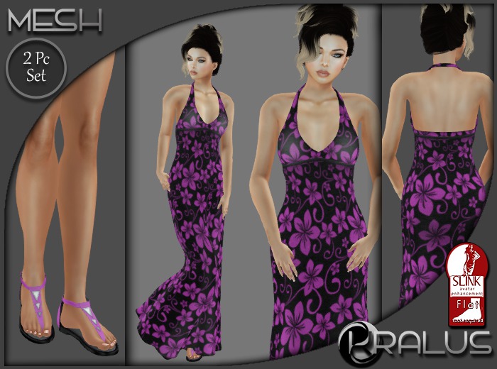 ::KRALUS:: Mesh : Summer Hawaiian : Pink  