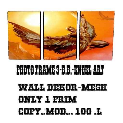 Photo frame 3-B.B.-Engel art