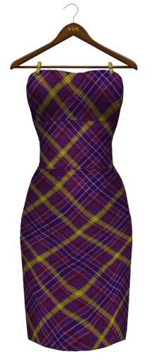 Whippet & Buck - Bardot Tartan Tube Dress VALENTINO