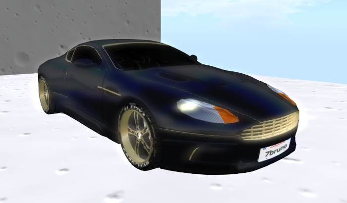 aston DBS noire et or 