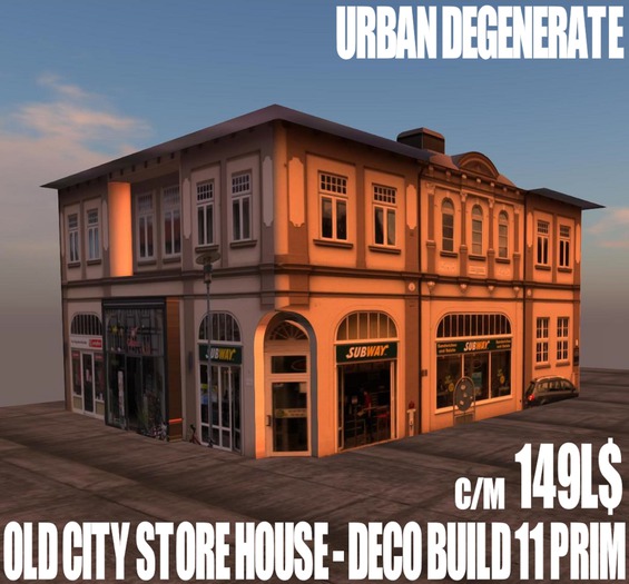 Old City Storehouse - Deco Build 11 Prim