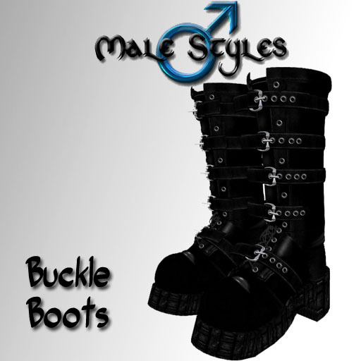 Male Styles Buckle Boots