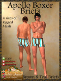 *Goddess* Apollo Boxer Briefs Stripe 6
