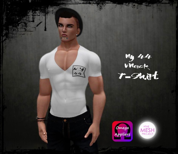 VL : NY44 TSHIRT WITH APPL