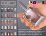 Slink nails neutralssilver