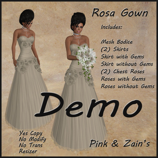 [P&Z] Rosa Gown - DEMO [Boxed]