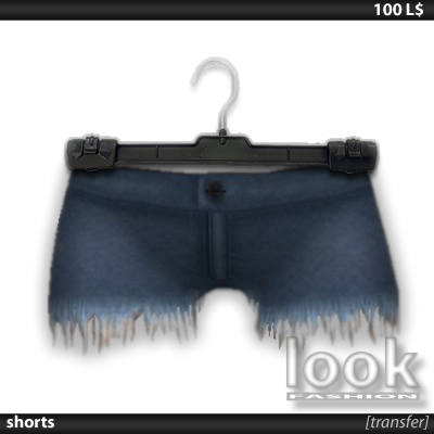 [look] Shorts Blue (medium)