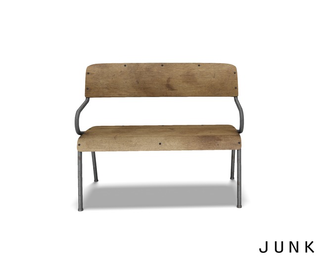 junk. old school tube bench. pg.