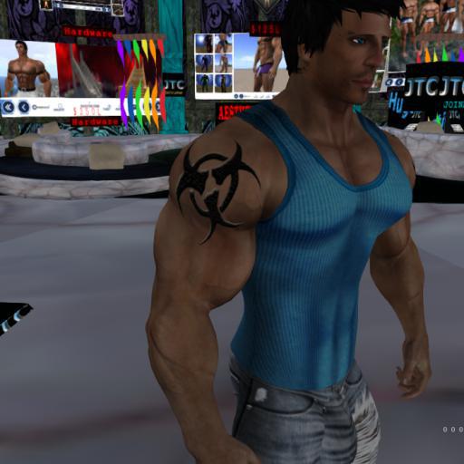 JTC Tank Deep cut BLUE -[BOX] AESTHETIC
