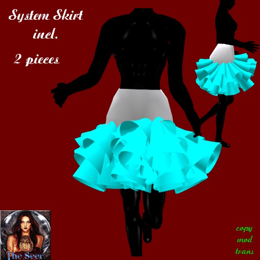 *The Seer* Ruffle Skirt short (box)