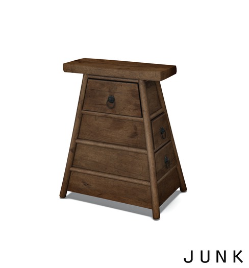 junk. vintage barbers drawers.