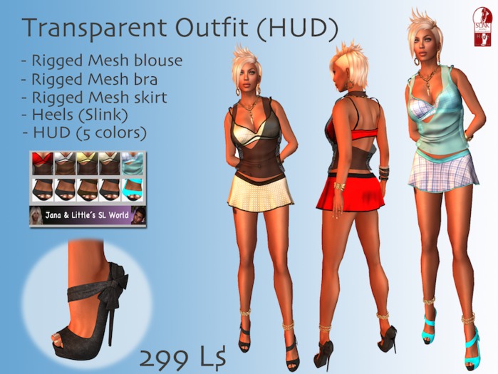 Transparent Dress (HUD)