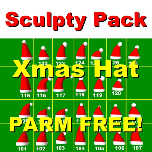 small Lemon Sculpty Pack XmasHat(WS)