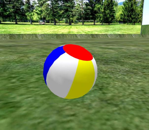 Beach Ball (drag to ground) - Pelota de playa
