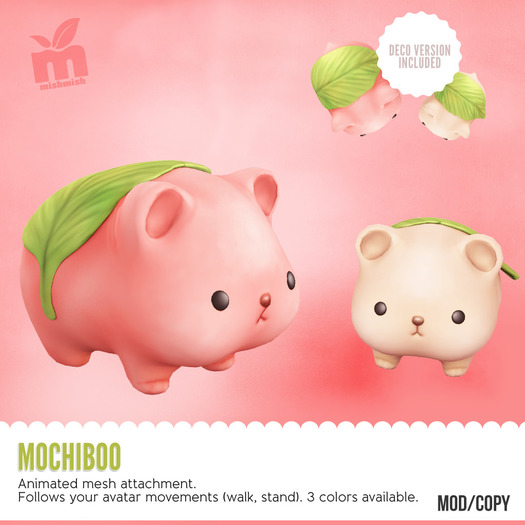 *MishMish* Mochiboo Companion - Matcha (GREEN) [Boxed]