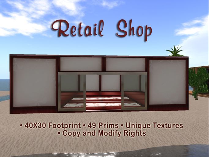 Retail Shop Store RED