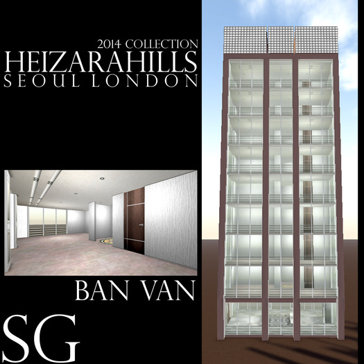 HEIZARAHILLS SG [Ban Van Apartment] 117prims 20 x 20BOXED