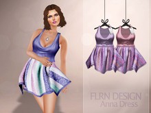 Anna Dress Lilac&Pink