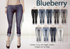 Blueberry rolled cuffs jeans2