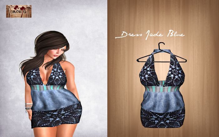 Dress jade_Blue