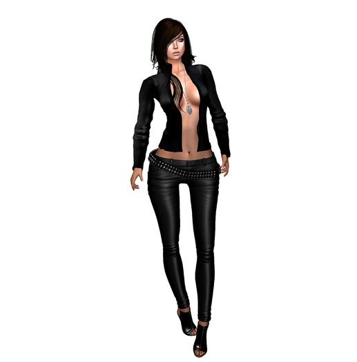::NET::PUNK PANTS LEATHER MESH BELT GREY BLACK XS