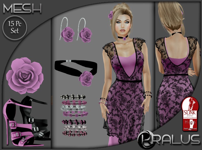 ::KRALUS:: Mesh : Lilliana : Pink 