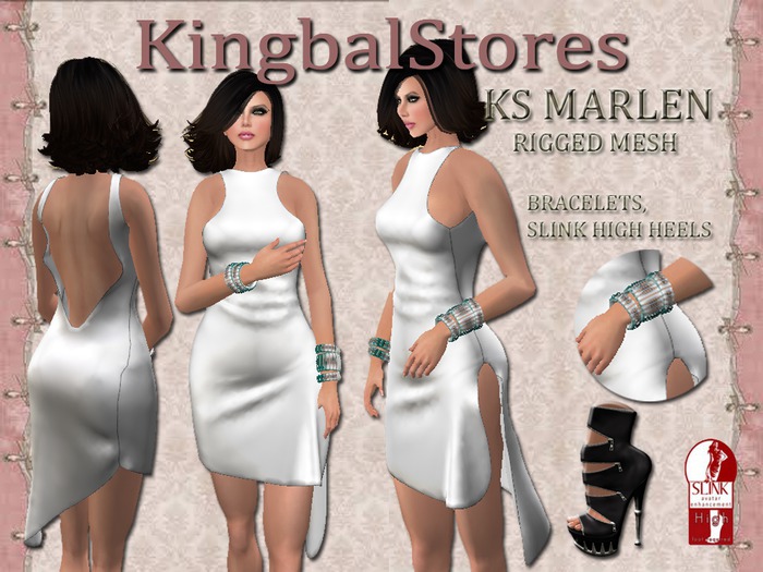 125 KS MARLEN RIGGED MESH OUTFIT BLACK
