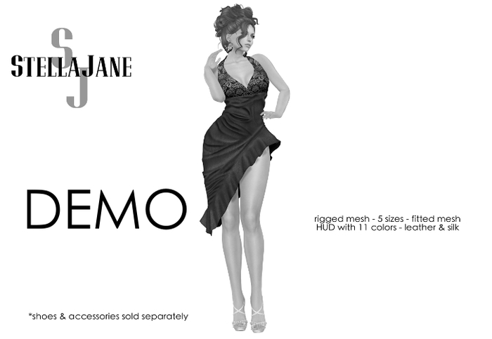 Stella Jane Thigh-high Ruffled Cocktail Dress DEMO